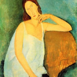 Modigliani - Portrait of Jeanne Hebuterne -4-